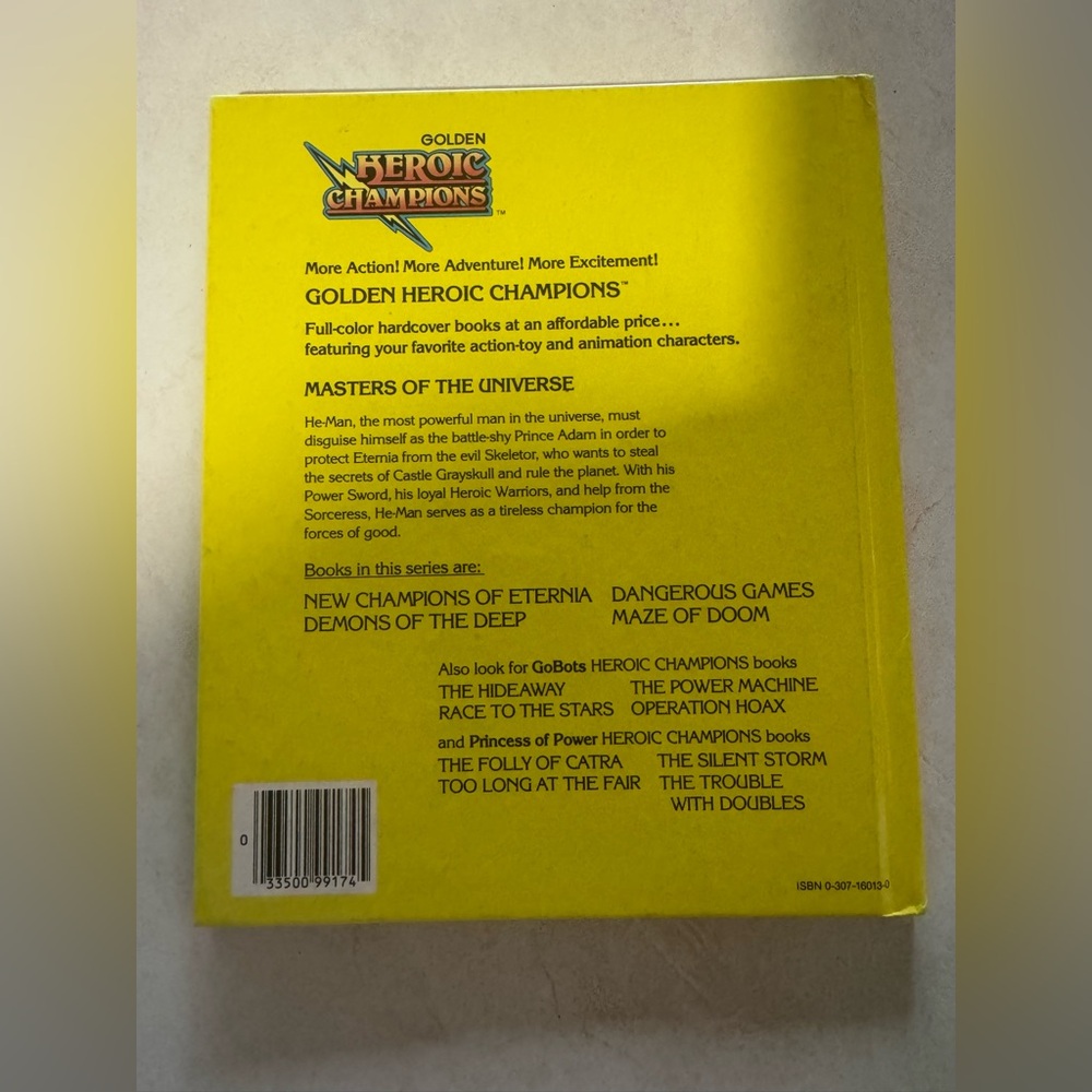 2/$20 Vintage He Man Masters of The Universe Maze Of Doom Golden Book - Picture 2 of 6